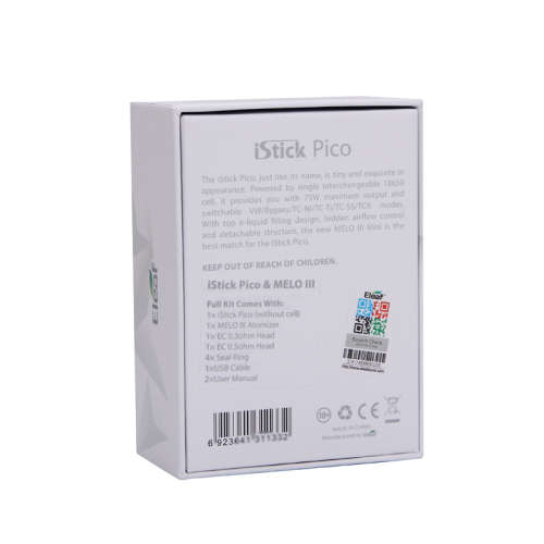 ELECTRONIC VAPE / Eleaf iStick Pico Kit / SMOKING DEVICE / Firmware Upgradeable With 75W iStick Pico