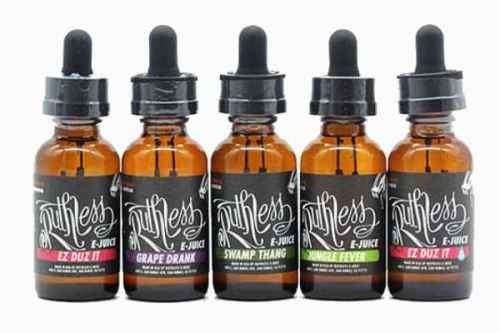 RUTHLESS 3mg 30ML E-LIQUID / E-JUICE / VAPE JUICE / 5 BOTTLES FOR R199 *BARGAIN SALE*