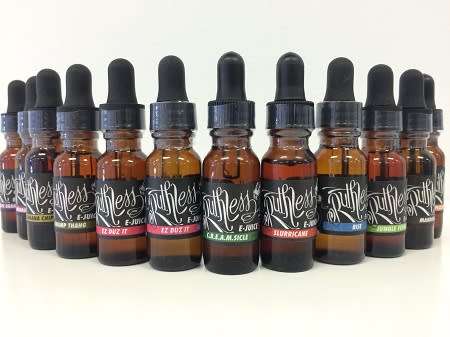 RUTHLESS 3mg 30ML E-LIQUID / E-JUICE / VAPE JUICE / 5 BOTTLES FOR R199 *BARGAIN SALE*