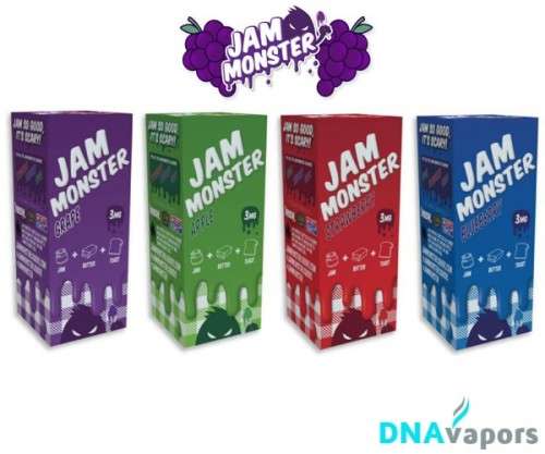 Jam Monster E Liquid 100ML 3MG E-LIQUID / E-JUICE / VAPE JUICE / 3 BOTTLES FOR R300