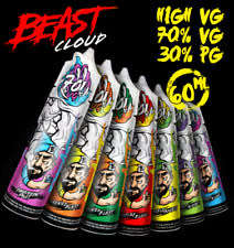 LASSI AND BEAST CLOUD JUICE 60ML 3mg / VAPE JUICE / 5 BOTTLES FOR R240 * BARGAIN SALE*