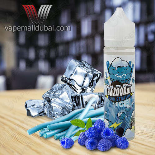 BAZOOKA SOUR STRAWS ICE | 60ML 3MG E-LIQUID / E-JUICE / VAPE JUICE / 4 BOTTLES FOR R300