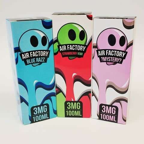 Air Factory E Liquid 100ML 3MG E-LIQUID / E-JUICE / VAPE JUICE / 3 BOTTLES FOR R300