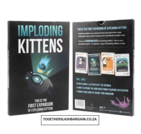 Imploding Kittens Game / first expansion pack of Exploding Kittens