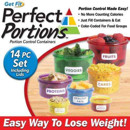 Perfect Portions - 7 Pcs Portion Control Containers