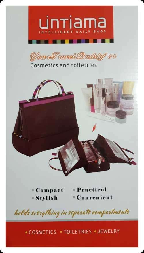 TRAVEL COSMETICS AND TOILETRIES BAG ORGANIZER / ROLL N GO