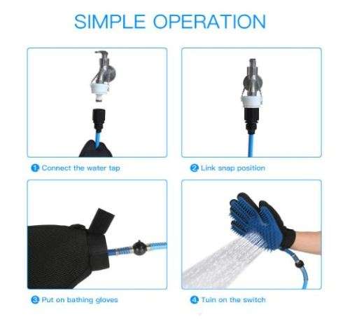 Pet Bathing Tool Pet Bath Sprayer for Dog and Cat