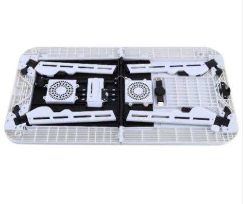 Laptop Desk Foldable Table e-Table Bed USB Cooling Fans Stand TV Tray