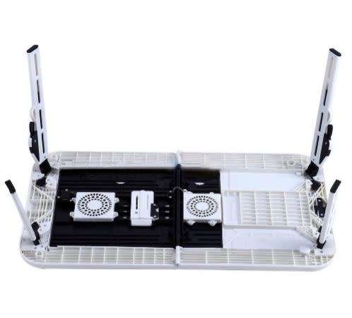 Laptop Desk Foldable Table e-Table Bed USB Cooling Fans Stand TV Tray