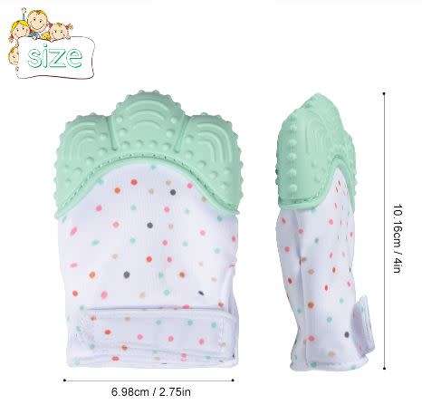 2 Pack Baby Teething Mitten- PINK ONLY