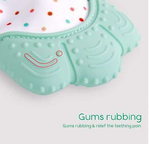 2 Pack Baby Teething Mitten- PINK ONLY