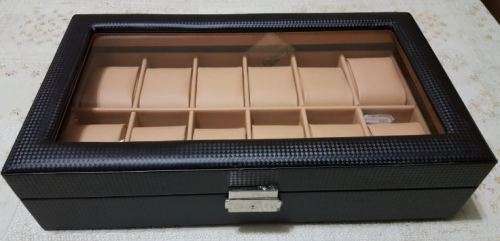 WATCH BOX 12 SLOT PU LEATHER
