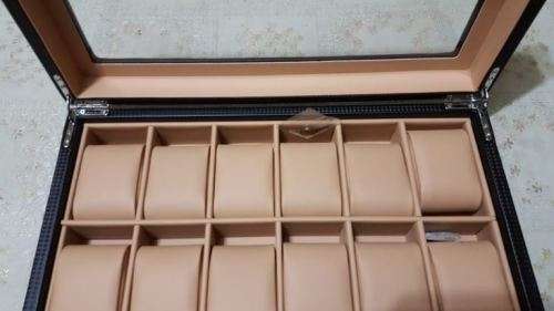 WATCH BOX 12 SLOT PU LEATHER