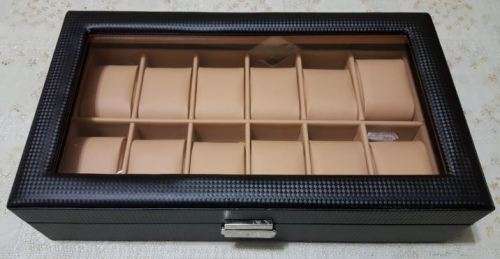 WATCH BOX 12 SLOT PU LEATHER