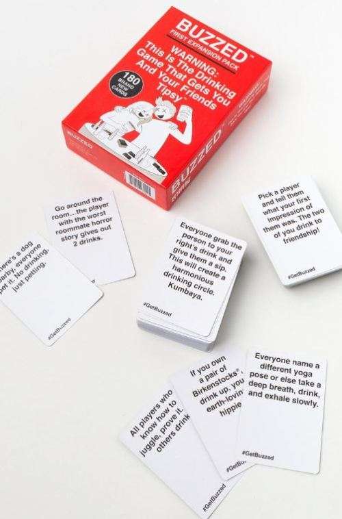 Buzzed - This is The Drinking Game That Gets You and Your Friends Tipsy! - Expansion Pack #1