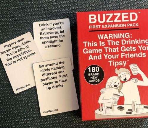 Buzzed - This is The Drinking Game That Gets You and Your Friends Tipsy! - Expansion Pack #1