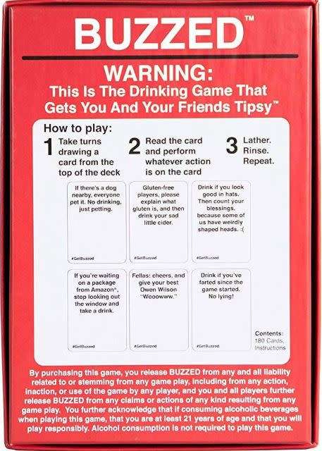 Buzzed - This is The Drinking Game That Gets You and Your Friends Tipsy! - Expansion Pack #1