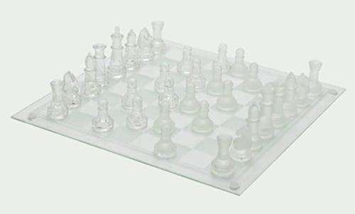 Glass Chess Set