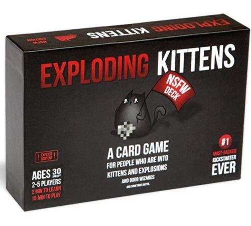 Exploding Kittens NSFW Edition Card Game AGES 30+