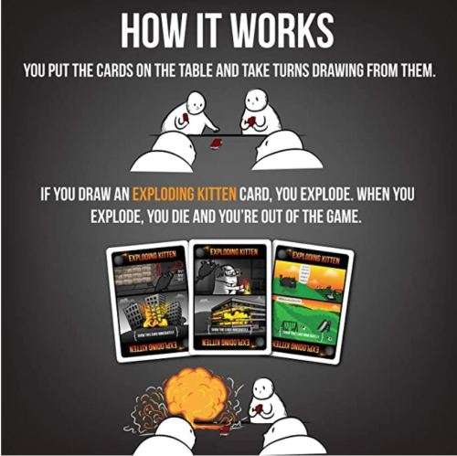 Exploding Kittens NSFW Edition Card Game AGES 30+