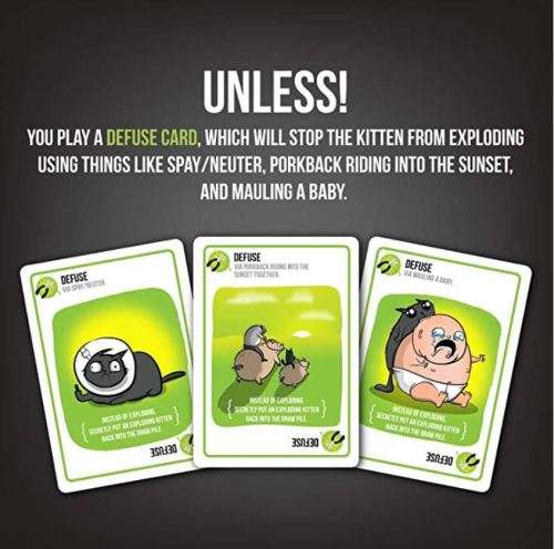 Exploding Kittens NSFW Edition Card Game AGES 30+