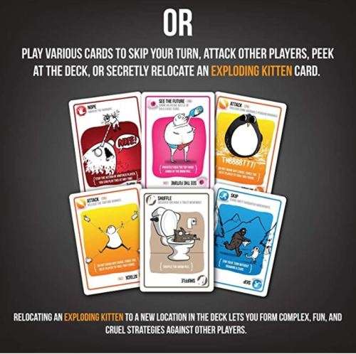Exploding Kittens NSFW Edition Card Game AGES 30+