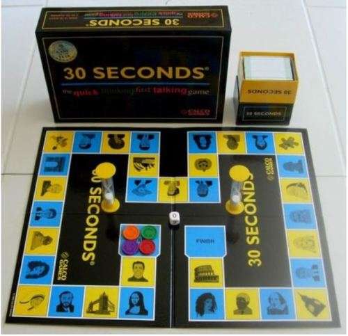 30 SECONDS BOARD GAME
