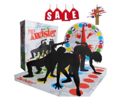 TWISTER - THE CLASSIC GAME WITH 2 MORE MOVES - SOCIAL ACTIVITY  PARTY  BODY GAME