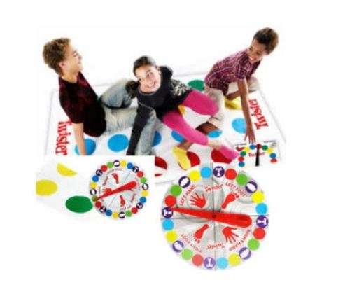 TWISTER - THE CLASSIC GAME WITH 2 MORE MOVES - SOCIAL ACTIVITY  PARTY  BODY GAME