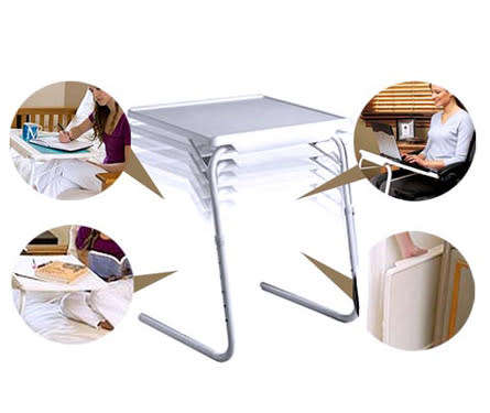 Table mate 2 | Foldable Adjustable Portable bedside laptop table
