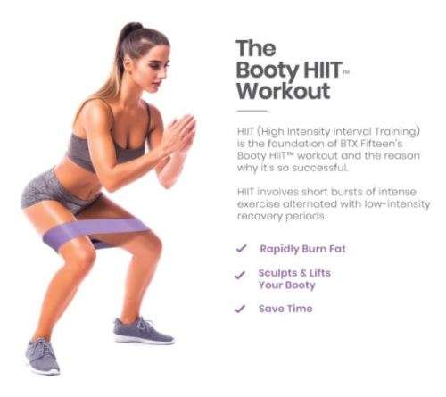 Hip Resistance Bands Set Fabric Soft for Legs and Butt