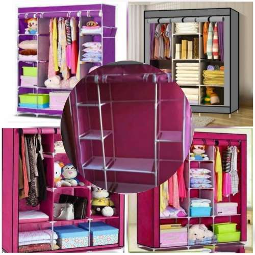 3 COLUMN PORTABLE WARDROBE