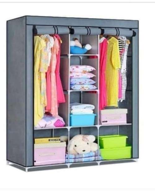 3 COLUMN PORTABLE WARDROBE