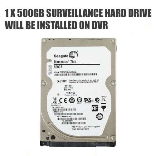 Hilook 1080P 4CH DVR and 4 x ColorVu Dome Cameras and 500gb HDD CCTV Kit