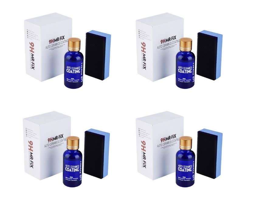 9H Super Hydrophobic Car Ceramic Coating Set -4 Pack