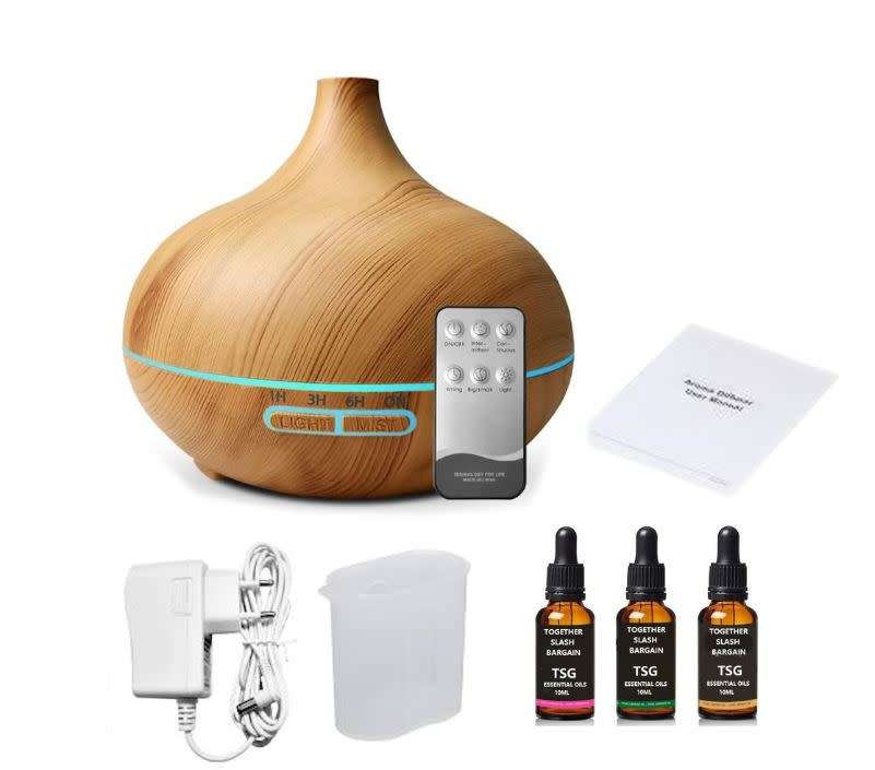 Aroma Diffuser 500ml with 3 essential oils