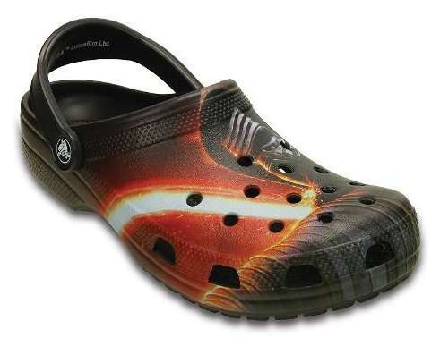 Original CROCS Classic Star Wars Villan Clog - Black - Roomy Fit - UK Men 9 / Women 10