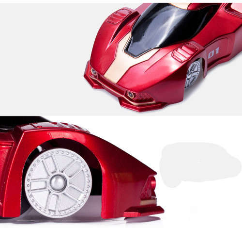 Infrared Control Wall Climbing Climber RC Car Ceiling Running Kid Toy Gift - BLUE