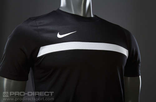 Original Mens NIKE Academy Short Sleeve Training Top Dri-Fit 651379-012  - Size Large