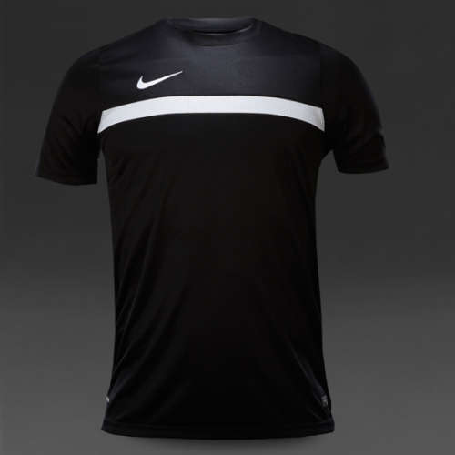 Original Mens NIKE Academy Short Sleeve Training Top Dri-Fit 651379-012  - Size Large