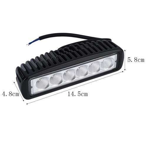 Car Truck 18W LED Work Light Bar Reversing Flood Lamp Jeep Boat 4WD 12V 24V