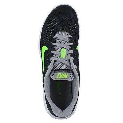 Original Mens NIKE Flex Experience Run 4 Black Electric Green 749172 017 Size UK 12 (SA 12)