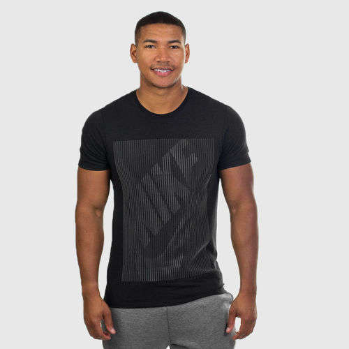 Original Mens Nike TRI-BLEND Mens Color Shift Futura Black T-Shirt Medium 805027-010