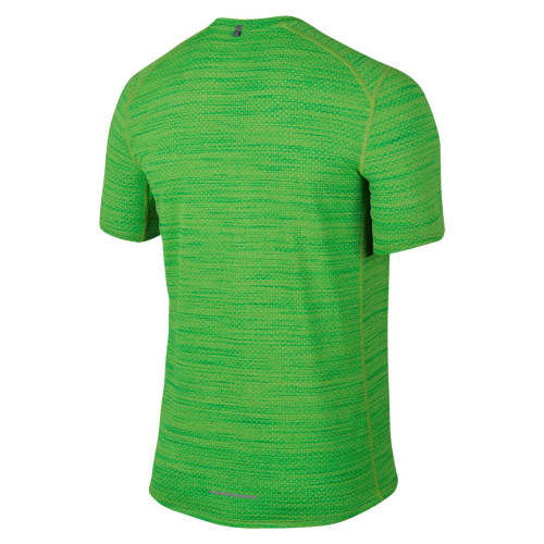 Original Mens Nike DRI-FIT COOL RELAY T-SHIRT GREEN 718348 313 - Size Large