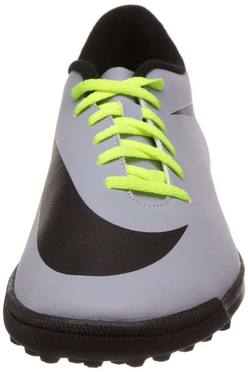 Original Mens Nike Bravata Tf Wolf Grey Black Volt Football Boots 768917 007 UK Size 9