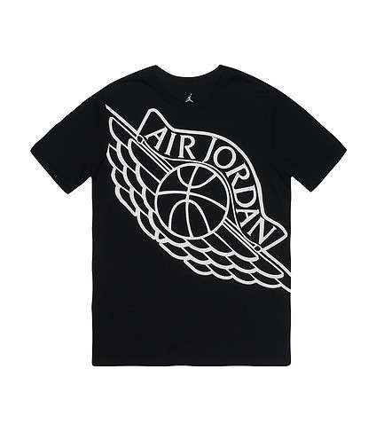 Original Nike Men's Air Jordan Wingspan T-Shirt BLACK/WHITE - 748550 010 Size Large