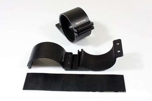 2 x 76-81mm 3" Bull Bar/Roof Rack Mounting Bracket Clamps for Off Road Light Bar