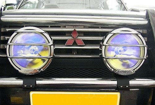 2 x 76-81mm 3" Bull Bar/Roof Rack Mounting Bracket Clamps for Off Road Light Bar