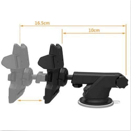 Car Phone Holder Mount Bracket Long Neck One-touch Telescopic Arm For Universal Phone