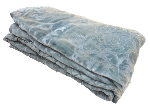 New Arrivals Super Soft 3 PLY Heavy Quality Mink & Embossed Blanket Light GREY